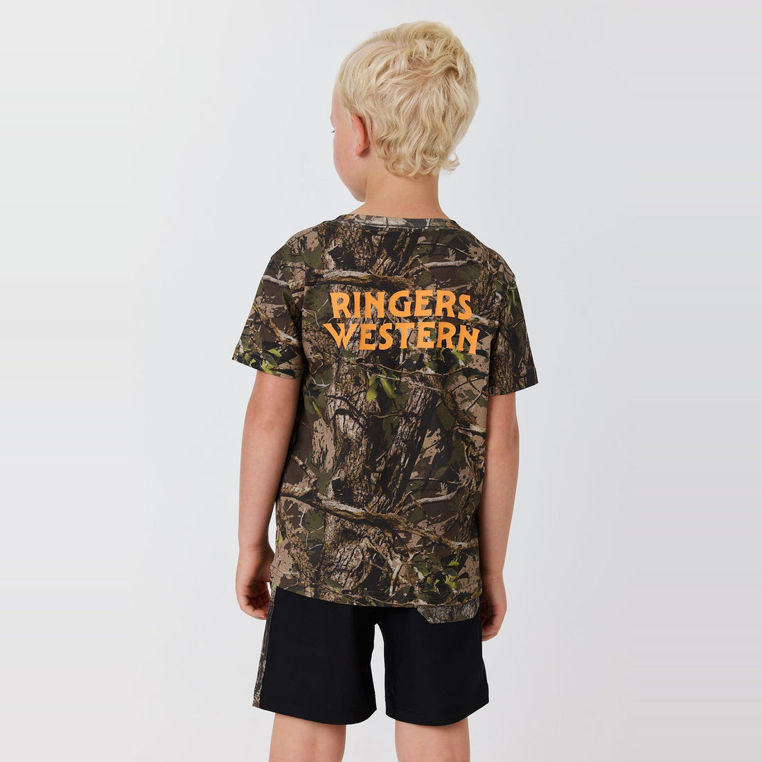 Ringers Western Find Me Kids Boys Camo T-Shirt