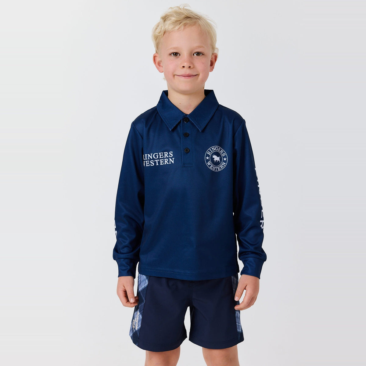 Ringers Western Man-Eater Kids Boys Fishing Jersey