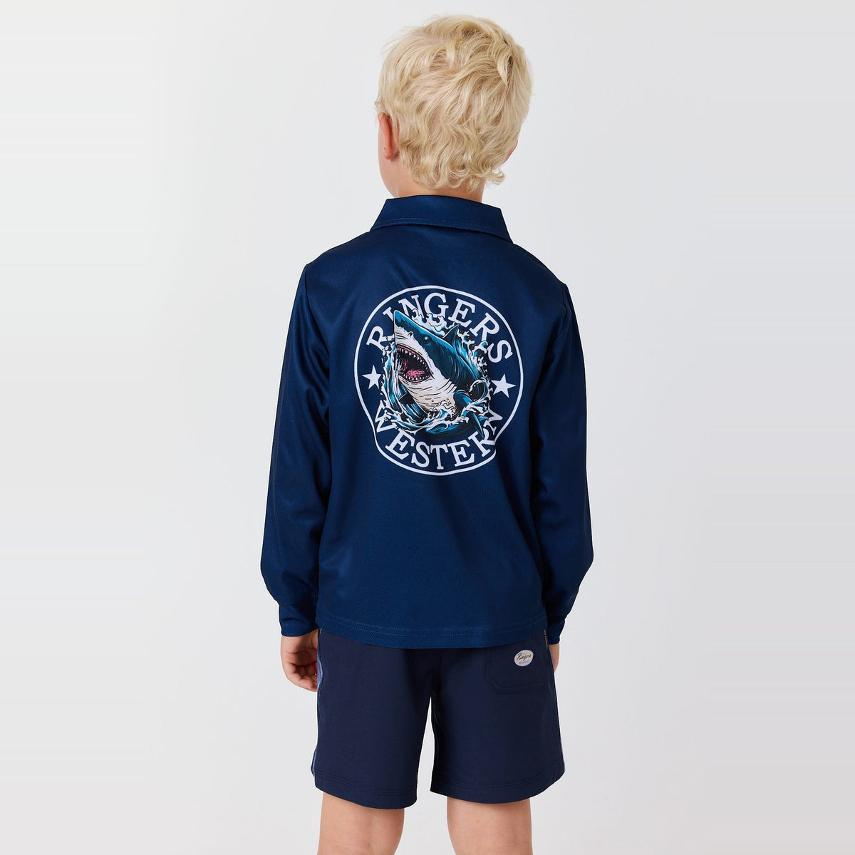 Ringers Western Man-Eater Kids Boys Fishing Jersey