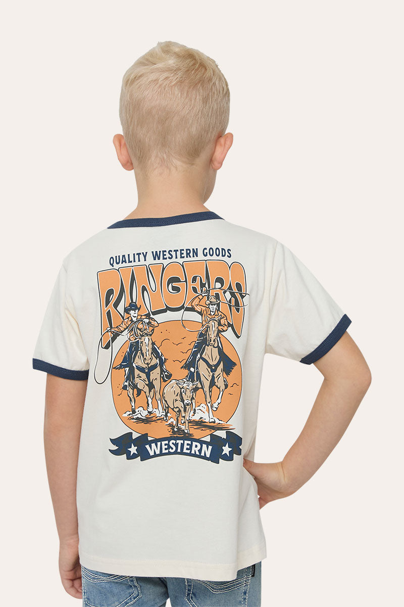 Ringers Western Dust N Ropes Kids Boys Ringer T-Shirt