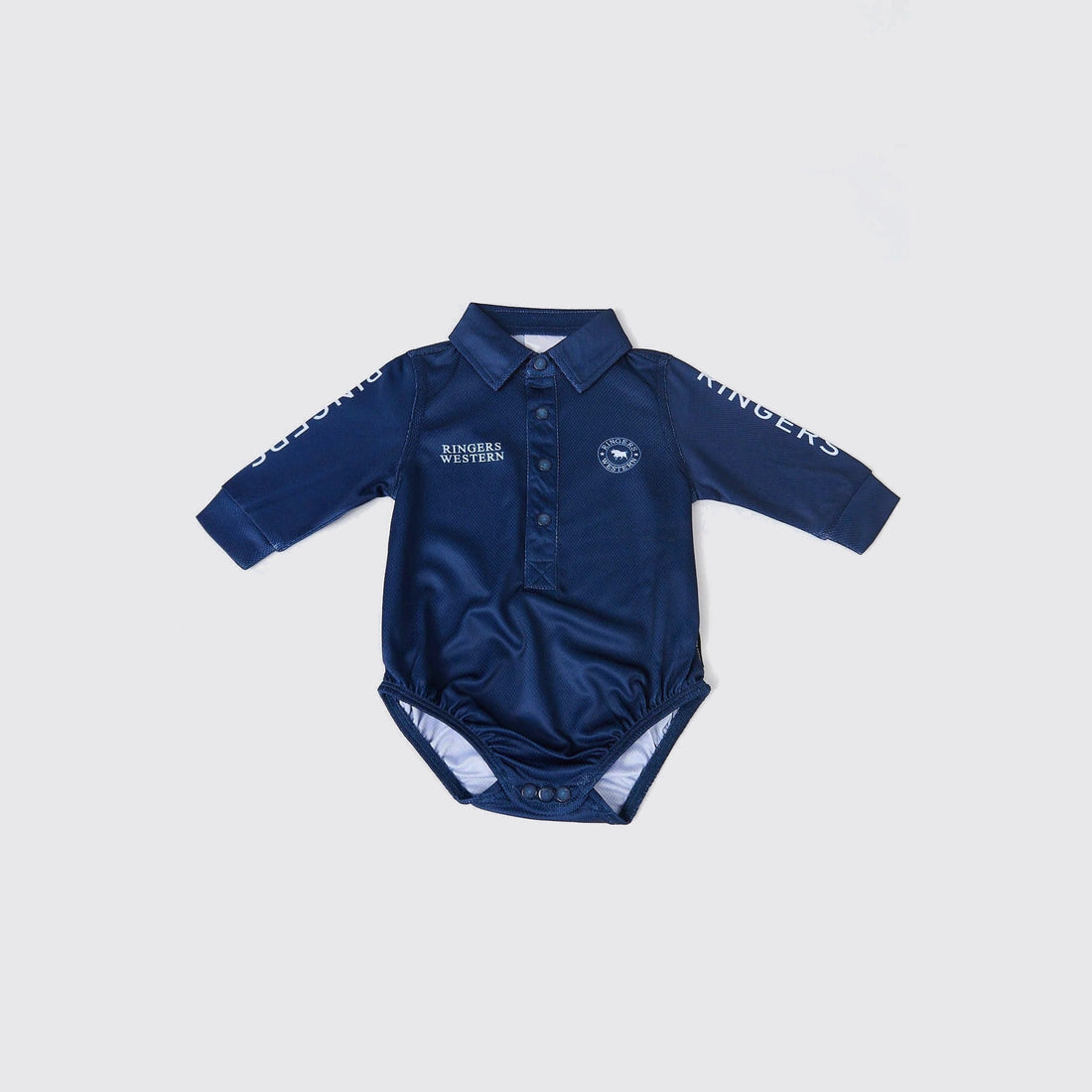 Ringers Western Man-Eater Babies Boys Fishing Jersey Romper