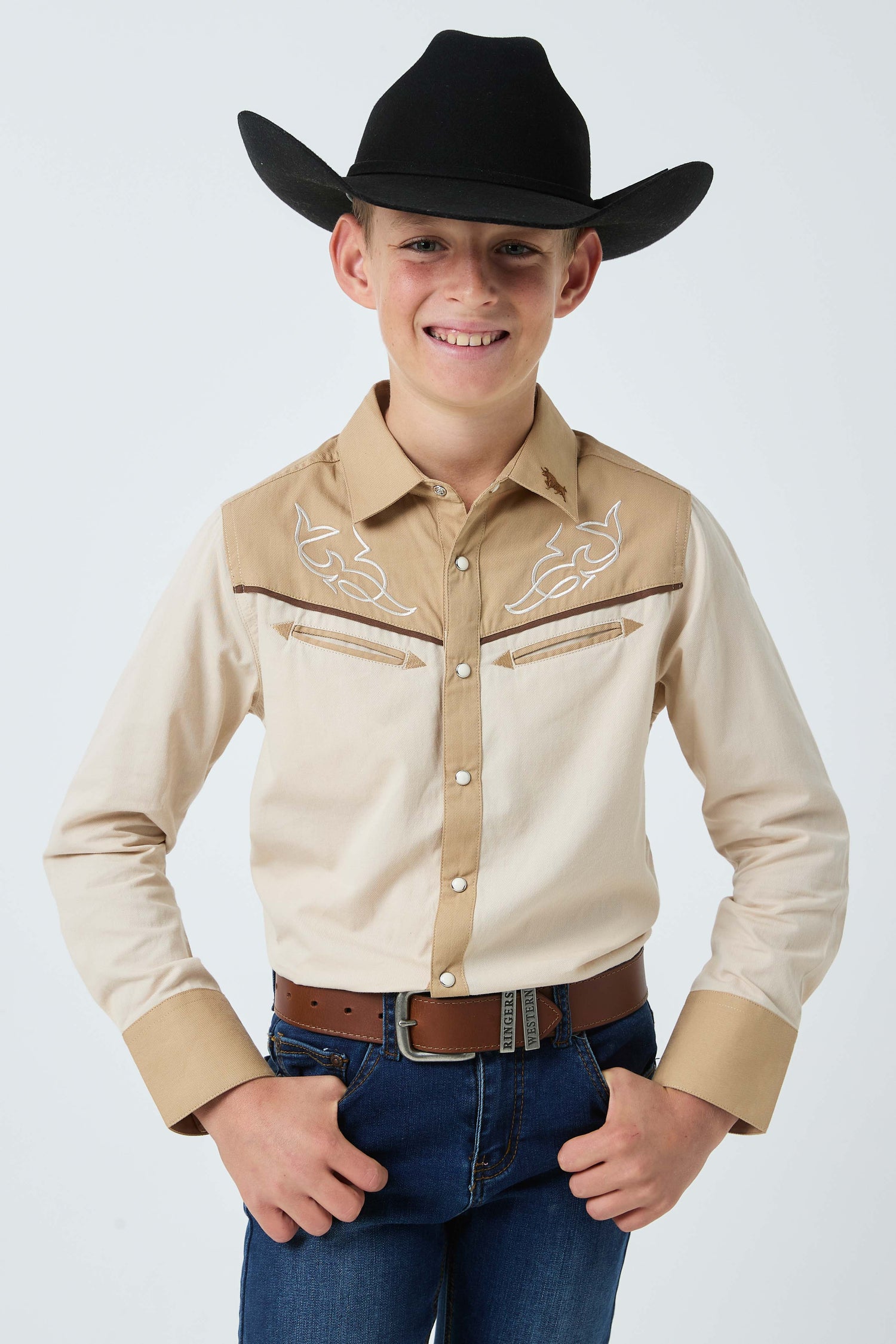 Ringers Western Beau Youth Boys Western Shirt