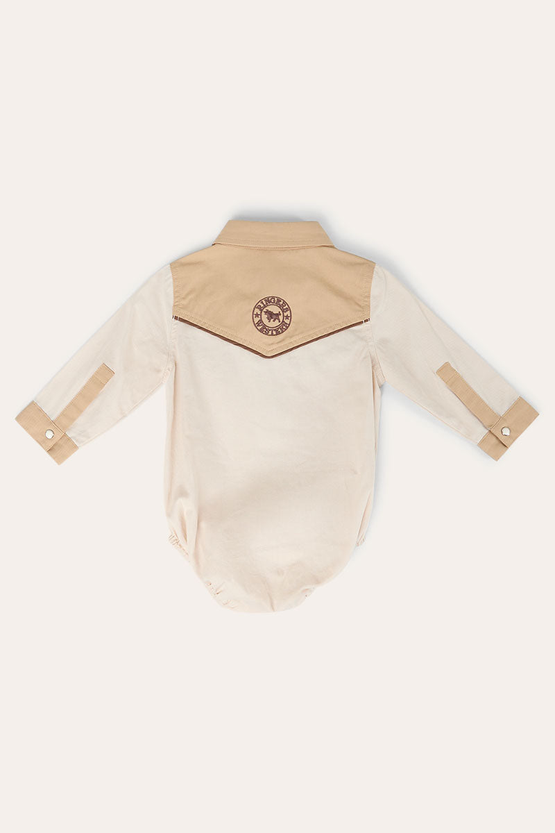 Ringers Western Beau Babies Boys Western Shirt Romper