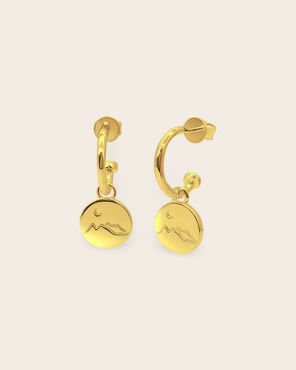 Whistle &amp; Pop Starkeeper Moon Mountains Hoops