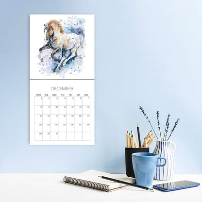Michelle Clarke 2026 &quot;Horses In Watercolour&quot; Calendar