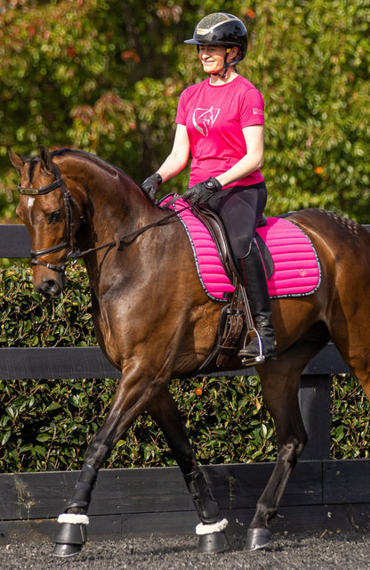 BARE Equestrian Silver Logo T-Shirt