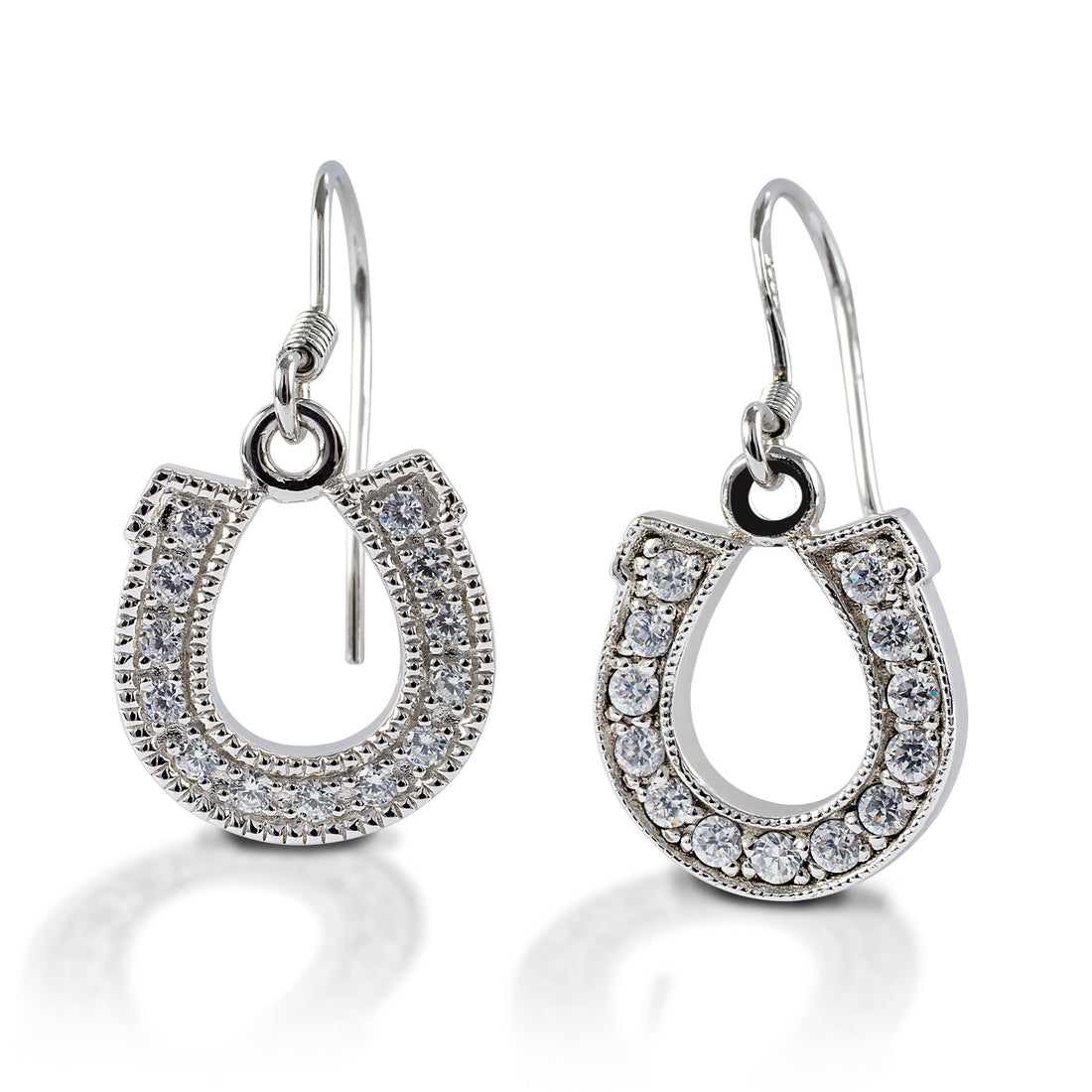Kelly Herd Earrings Dangle Horseshoe