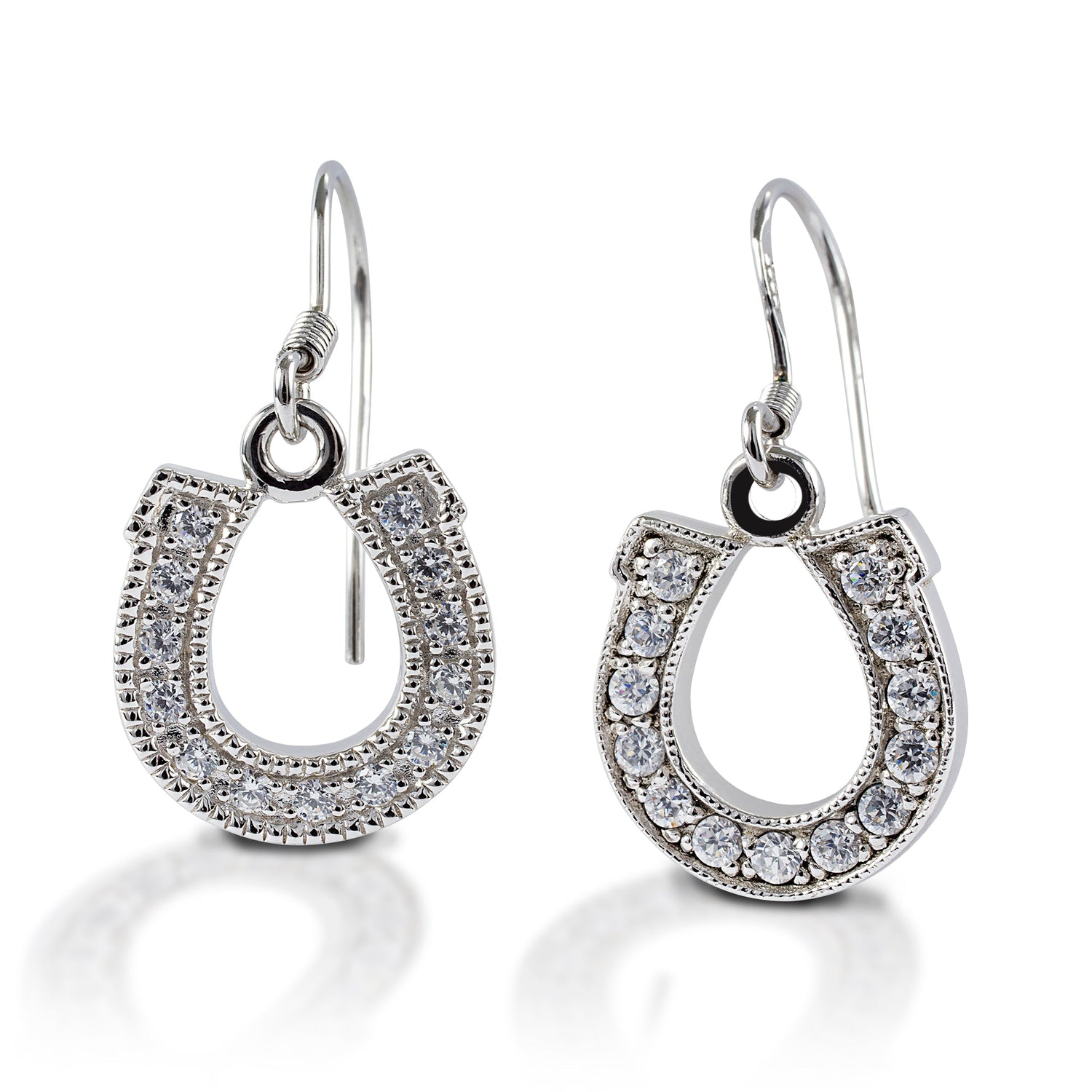 Kelly Herd Earrings Dangle Horseshoe