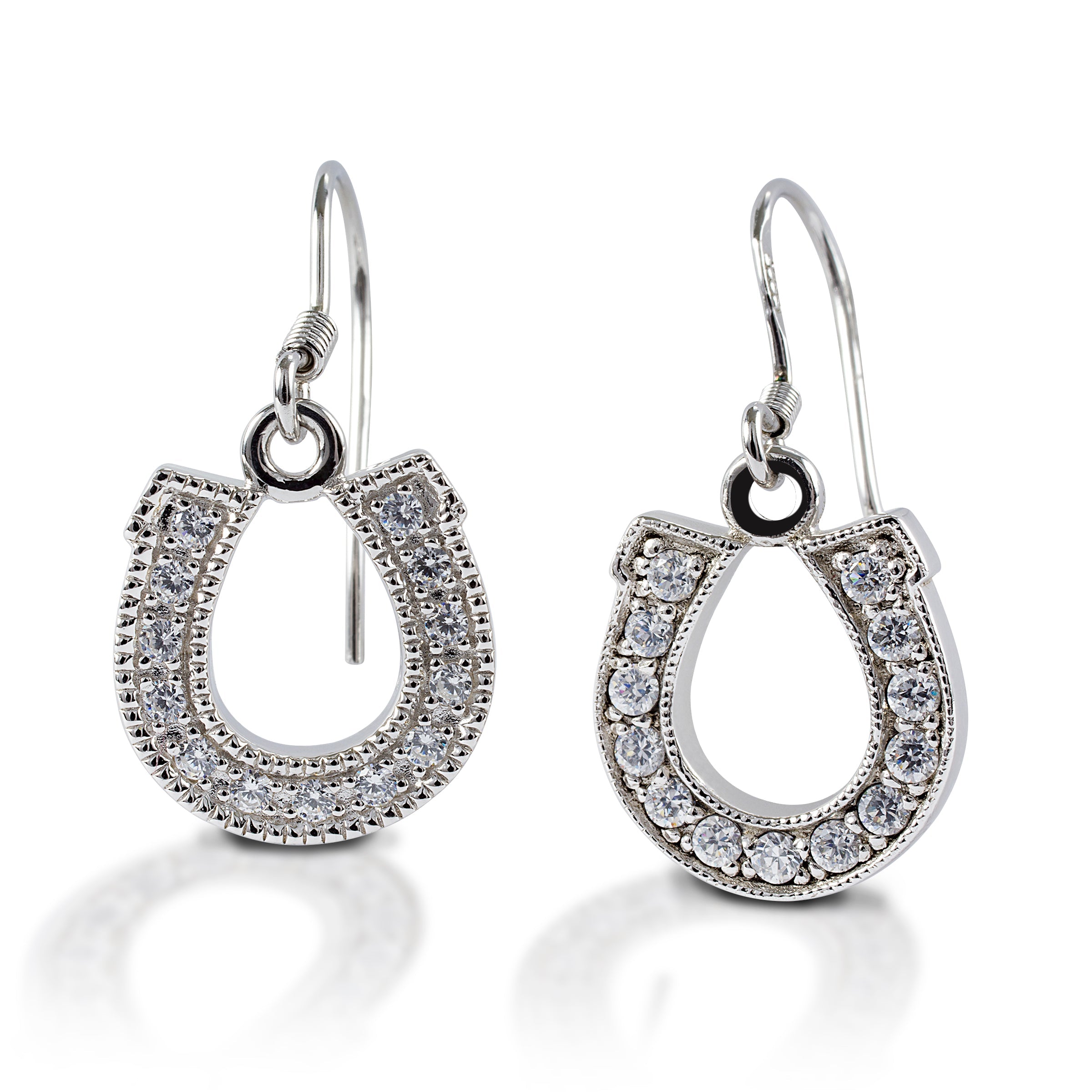 Kelly Herd Earrings Dangle Horseshoe