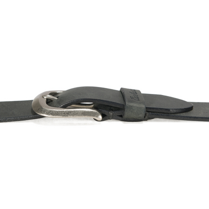 Carhartt Womens Tanned Leather Continuous Belt in Black