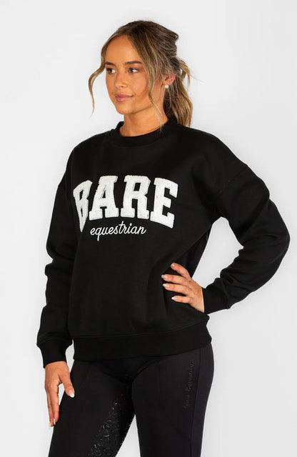 BARE Equestrian Academy Sweater - Black/White