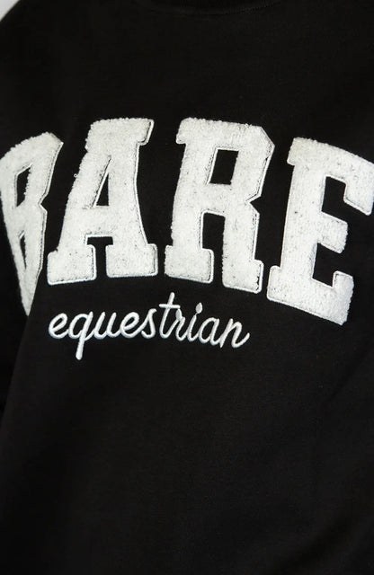 BARE Equestrian Academy Sweater - Black/White