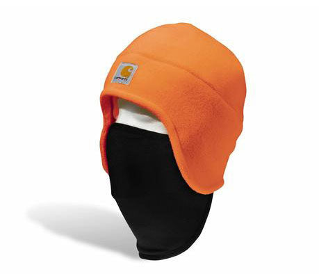 Carhartt Fleece 2 In 1 Hat in Bright Orange