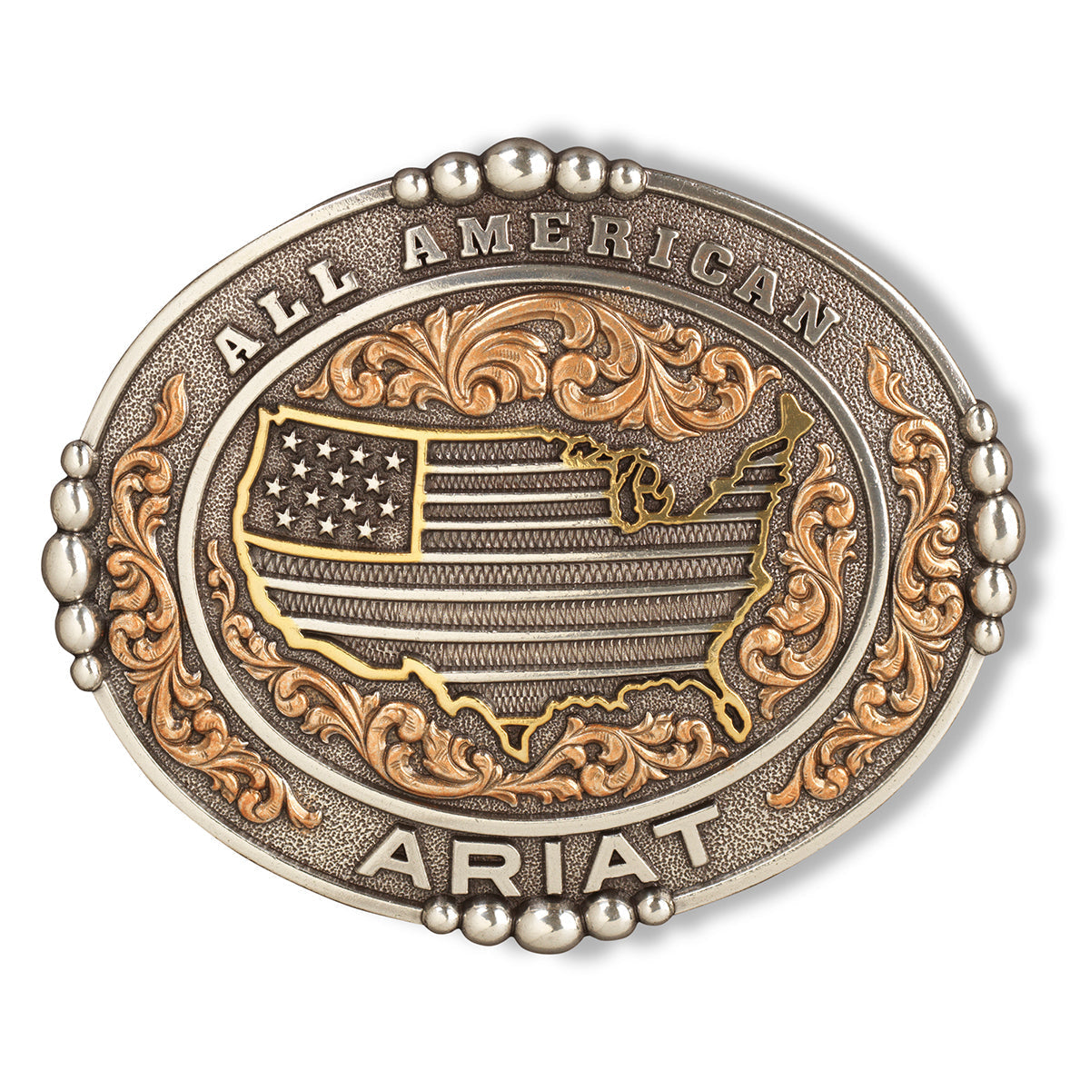 Ariat Oval All American Ariat Buckle