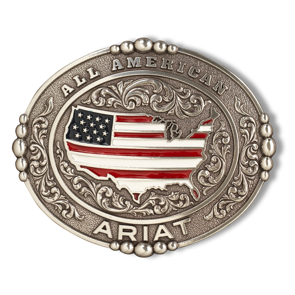 Ariat Oval All American Ariat Buckle