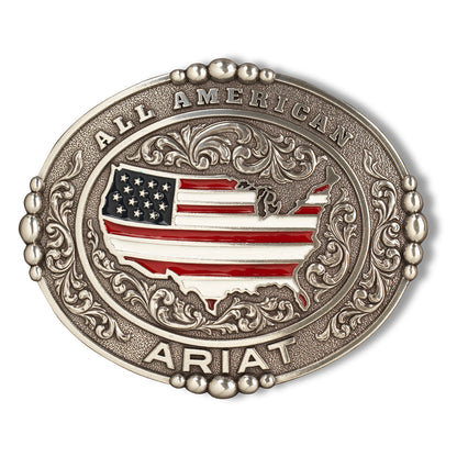 Ariat Oval All American Ariat Buckle