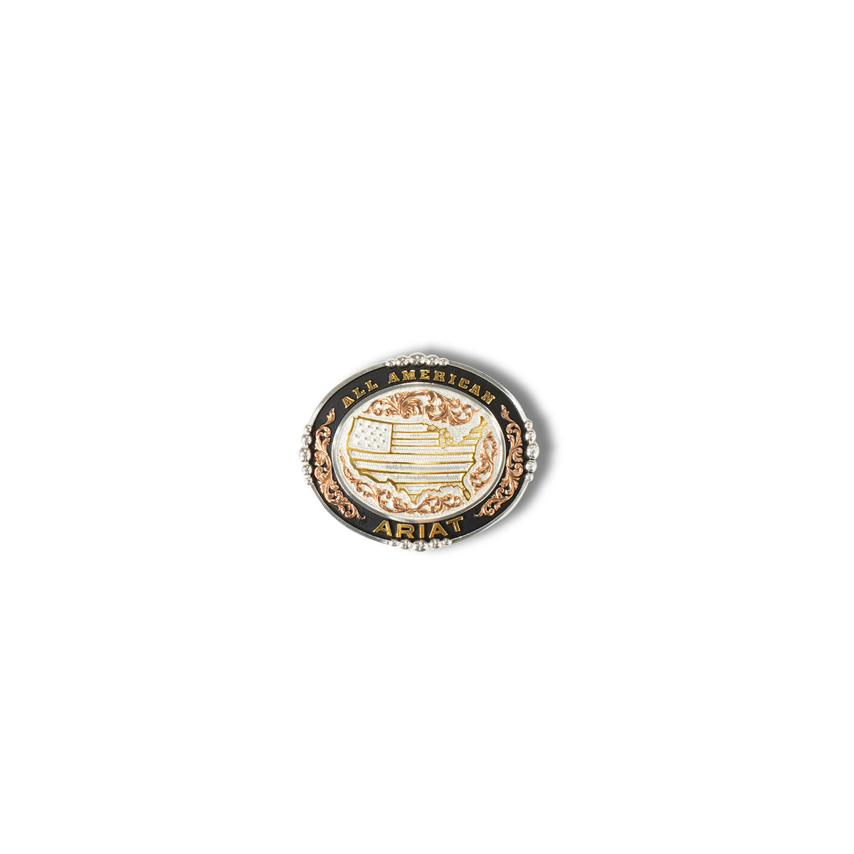 Ariat Oval All American Ariat Buckle