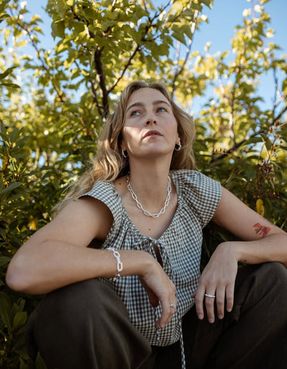 Whistle &amp; Pop Heritage Chunky Open Link Necklace