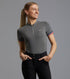 Description:Allegra Ladies Short Sleeve Riding Top_Colour:Anthracite_Position:1