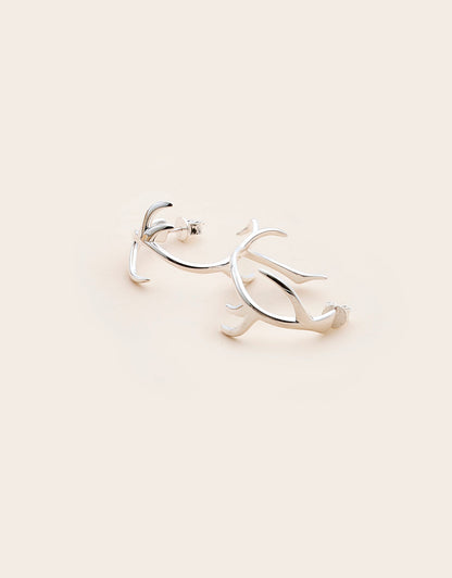 Whistle &amp; Pop Antler Hoop Earrings