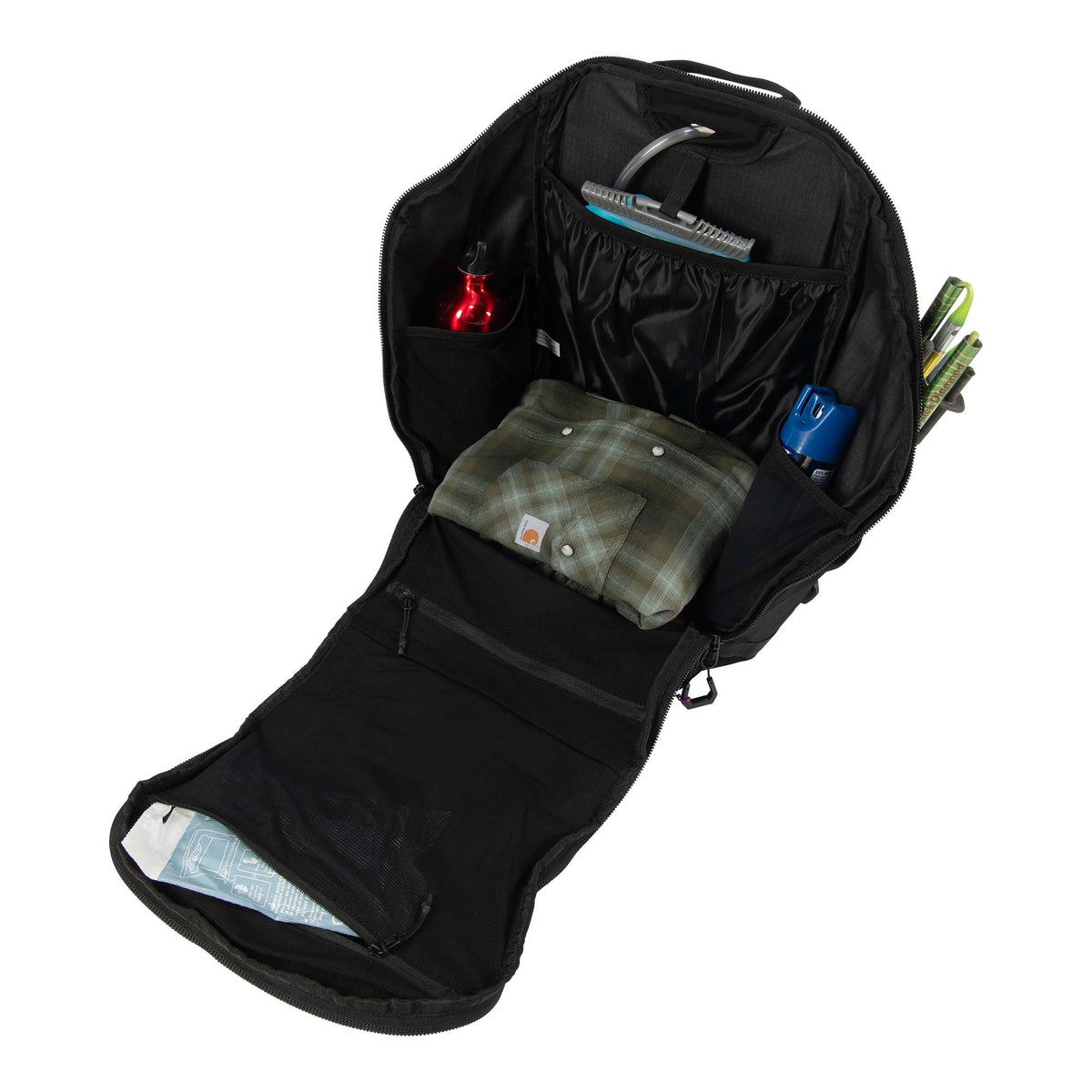 Carhartt 45L Nylon Internal Frame Hiking Backpack - Black