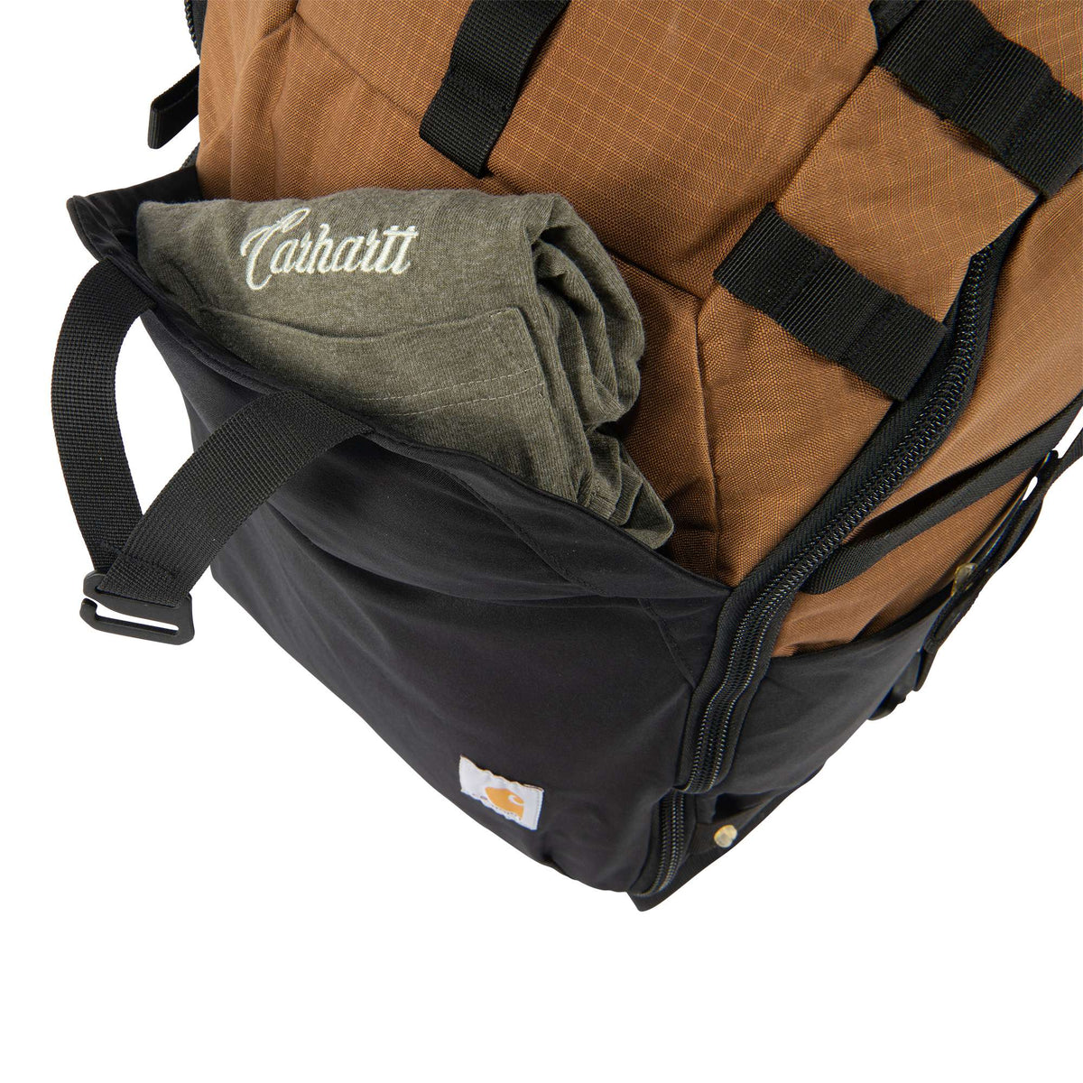 Carhartt 45L Nylon Internal Frame Hiking Backpack - Carhartt Brown