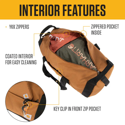 Carhartt 40L Classic Round Duffel - Carhartt Brown