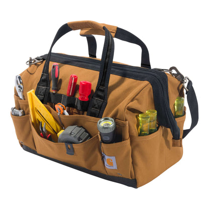 Carhartt 16-inch 30 Pocket Tool Bag - Carhartt Brown