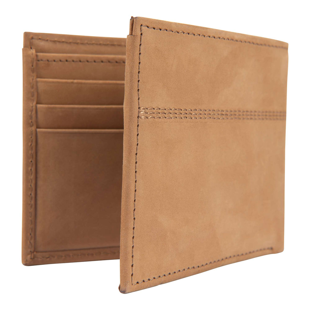 Carhartt Saddle Leather Bifold Wallet - Carhartt Brown