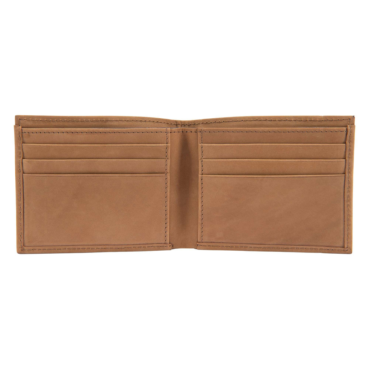 Carhartt Saddle Leather Bifold Wallet - Carhartt Brown