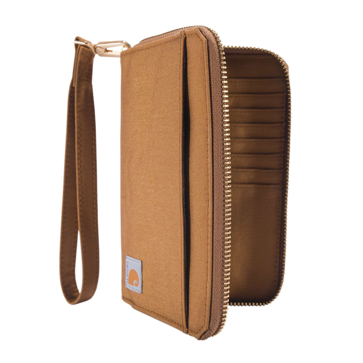 Carhartt Nylon Duck Lay-flat Clutch - Carhartt Brown