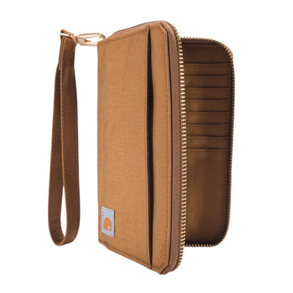 Carhartt Nylon Duck Lay-flat Clutch - Carhartt Brown
