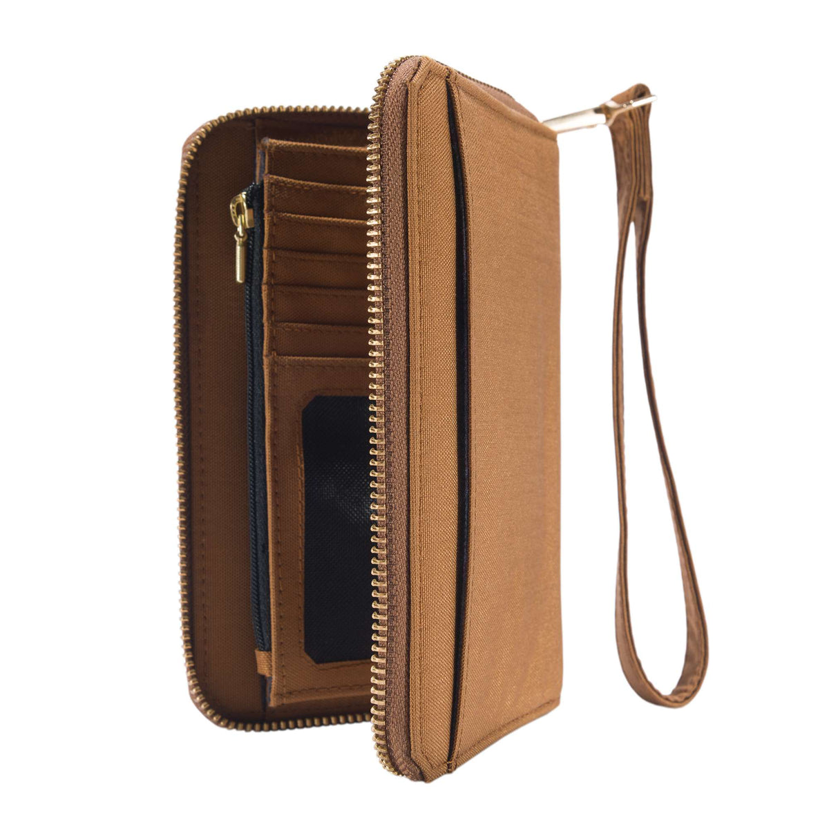 Carhartt Nylon Duck Lay-flat Clutch - Carhartt Brown