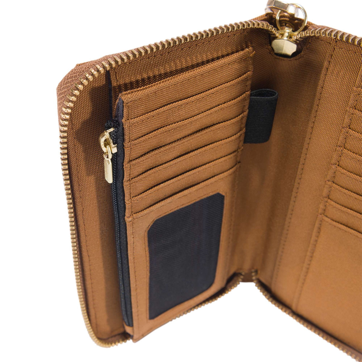 Carhartt Nylon Duck Lay-flat Clutch - Carhartt Brown