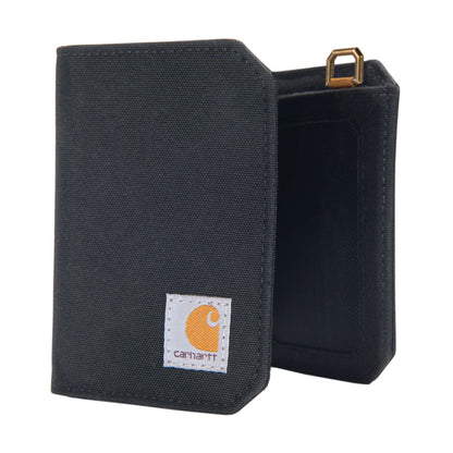 Carhartt Nylon Duck Trifold Wallet - Black