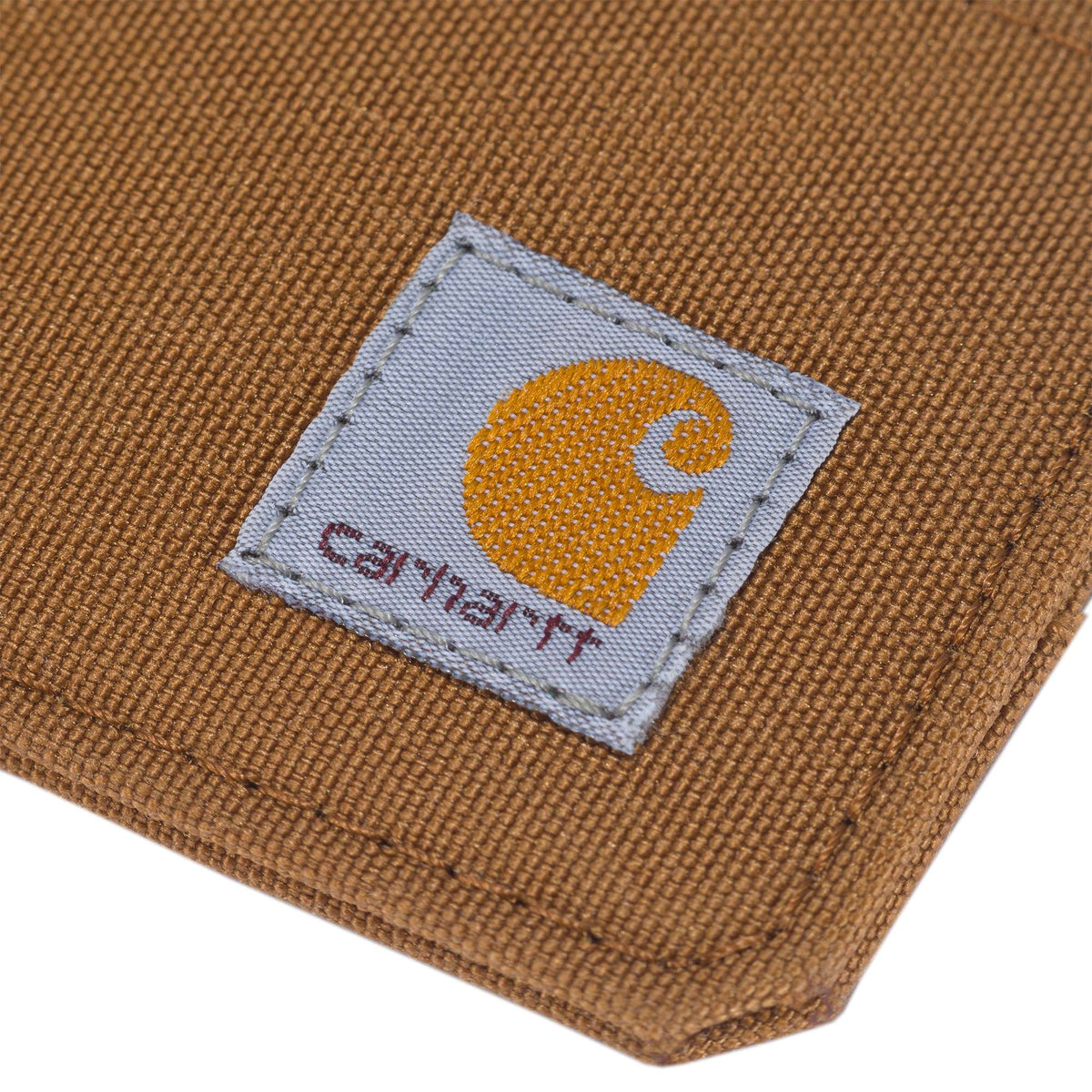 Carhartt Nylon Duck Zippered Card Keeper Wallet - Carhartt Brown