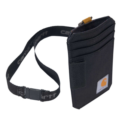 Carhartt Nylon Duck Id And Lanyard - Black