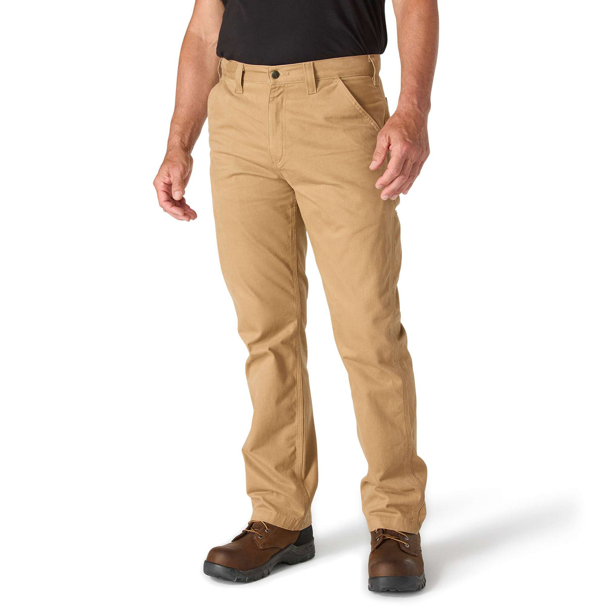 Carhartt Relaxed Fit Twill Work Pants - Dark Khaki