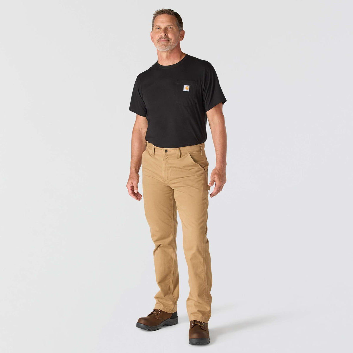 Carhartt Relaxed Fit Twill Work Pants - Dark Khaki