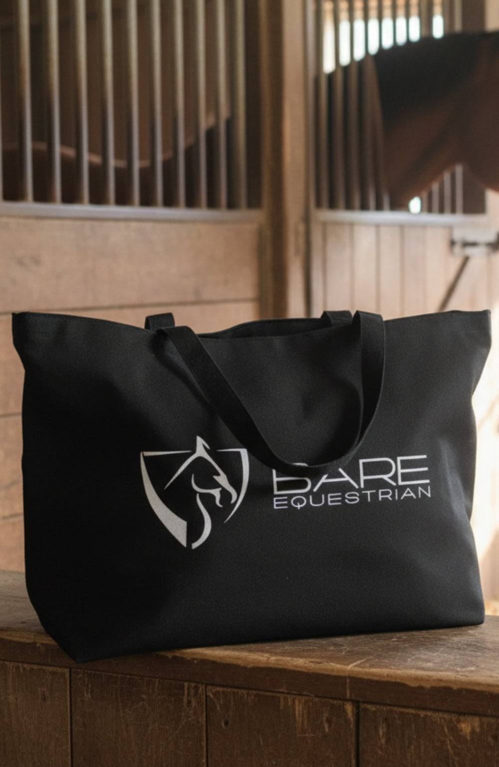 BARE Equestrian Cotton Canvas Tote Bag