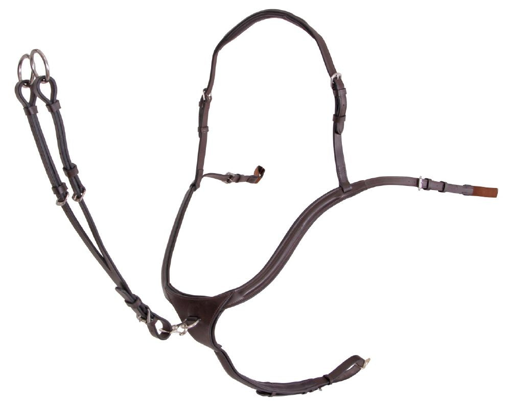 Platinum 3 Point Contoured Breastplate Brown