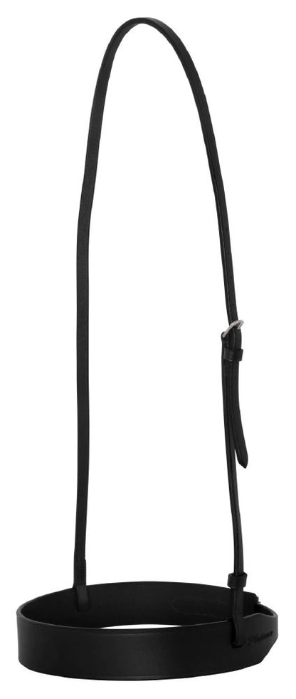 Platinum Flat Leather Noseband