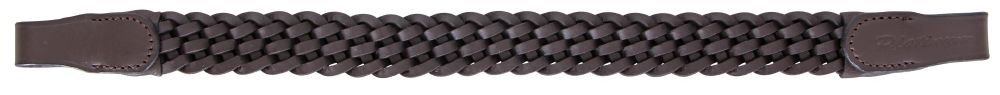 Platinum Plaited Browband Brown