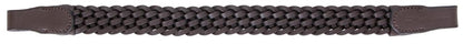 Platinum Plaited Browband Brown