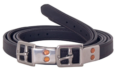 Platinum Signature Stirrup Leathers 25mm Brown