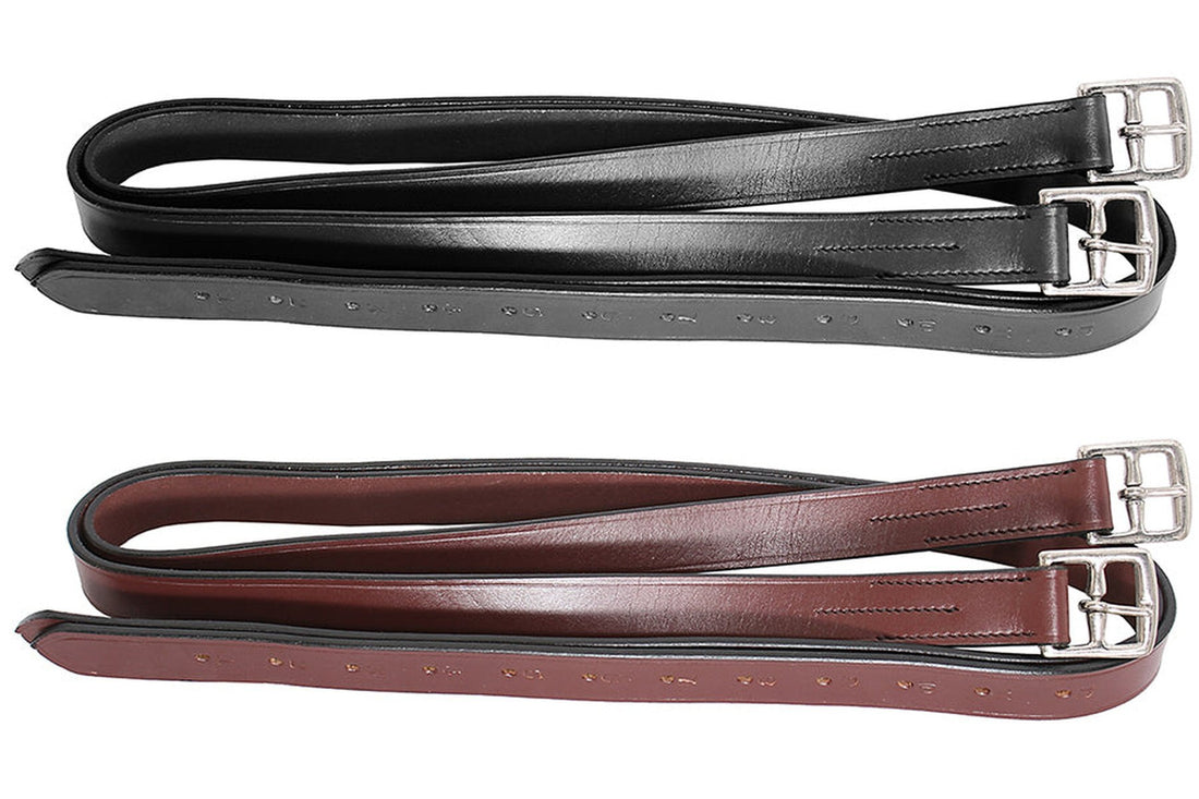 Blue Tag 32mm Full Length Stirrup Leathers