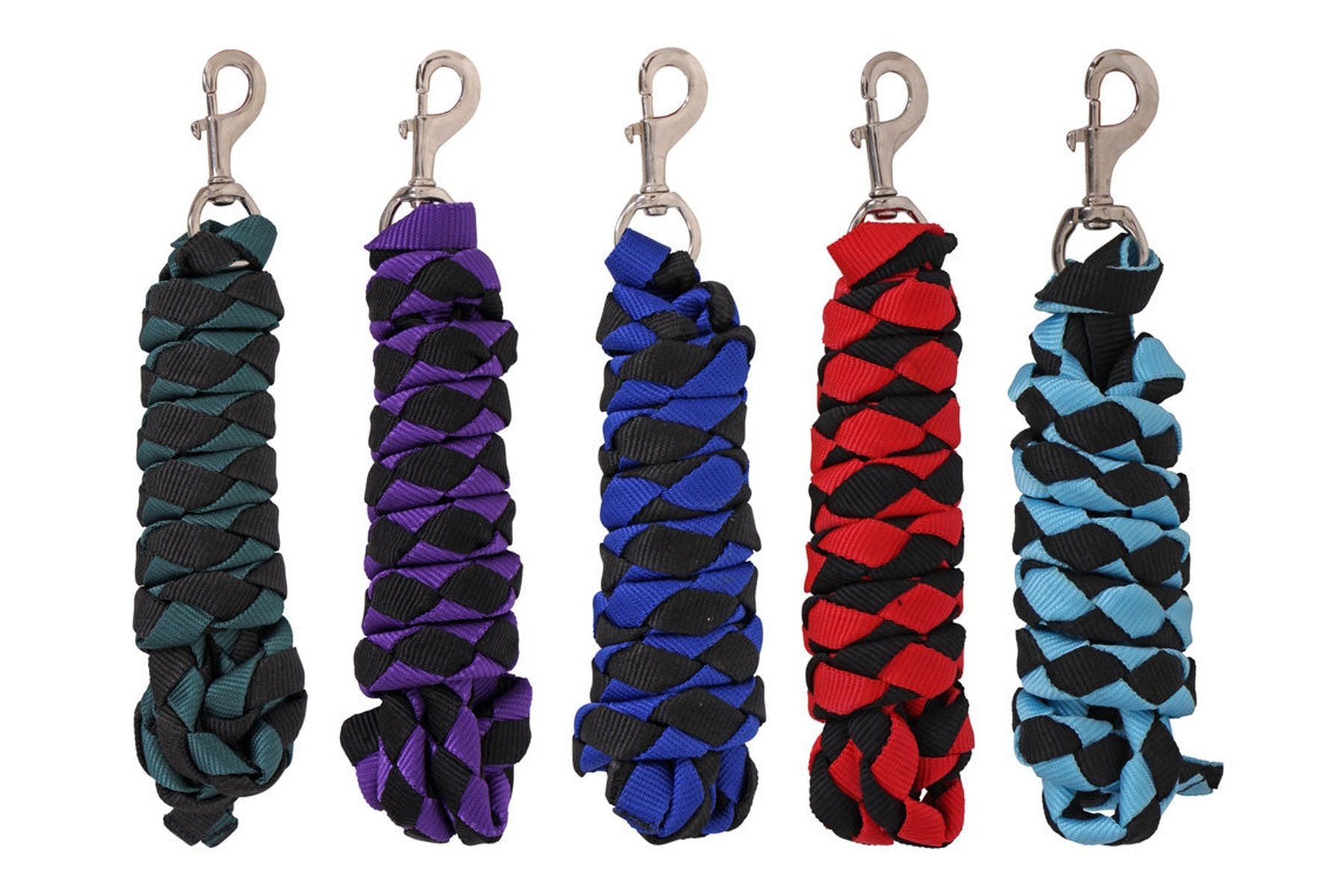 Blue Tag Plaited Two Tone Lead Rope