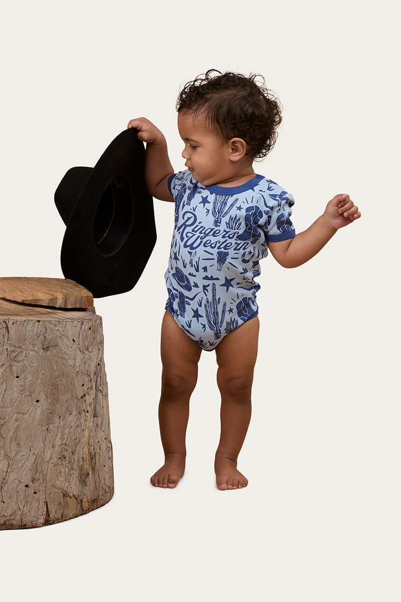 Ringers Western Boot Scootin Babies Short Sleeve Romper