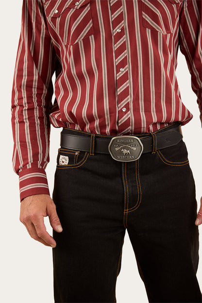 Ringers Western Barrington Mens Slim Fit Jean - Black