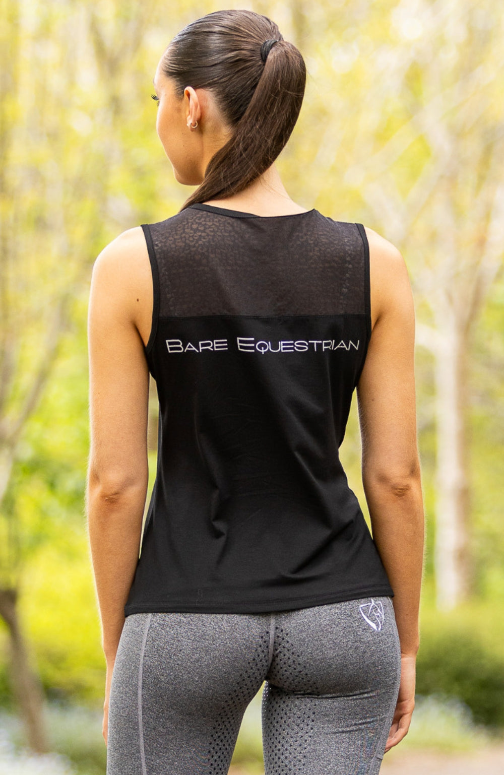 BARE Equestrian Leopard Tank Top